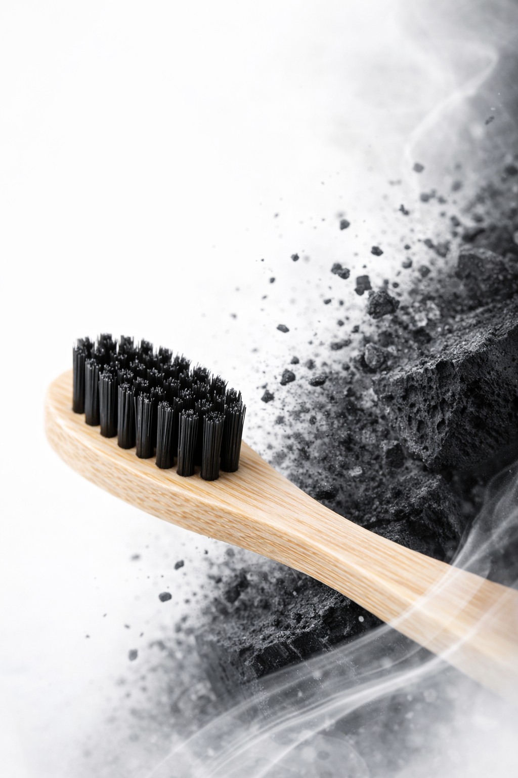 Bambusový zubní kartáček Střední, 1 ks, Sattva