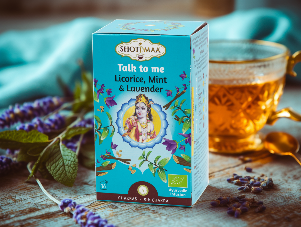 BIO Hari čaj: 5. čakra Vishuddha (krční), 16 sáčků, Shoti Maa