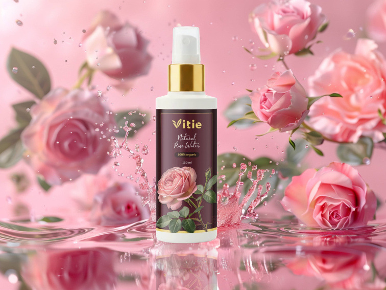 BIO Růžová voda (hydrolát), 150 ml, Vitie