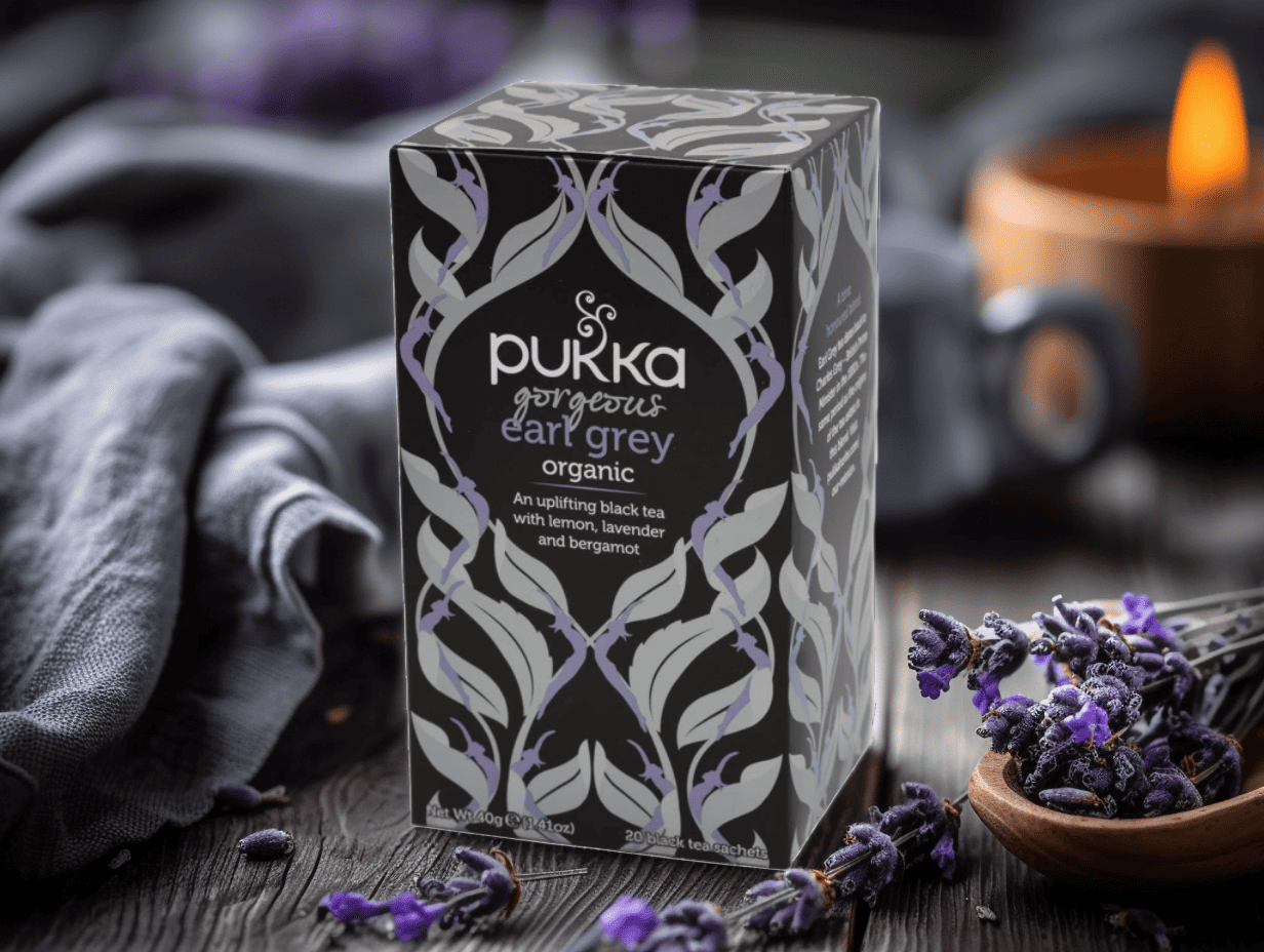 BIO čaj Gorgeous Earl Grey, 20 sáčků, Pukka Herbs