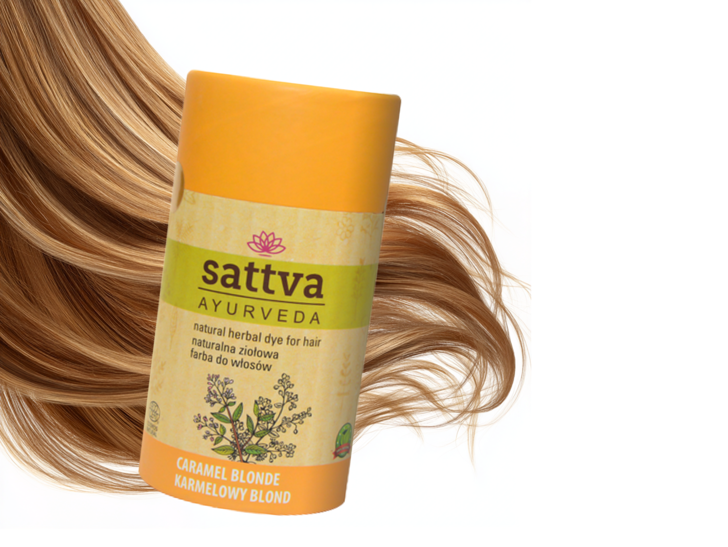Henna Vlasy - Karamelová Blond, 150 g, Sattva