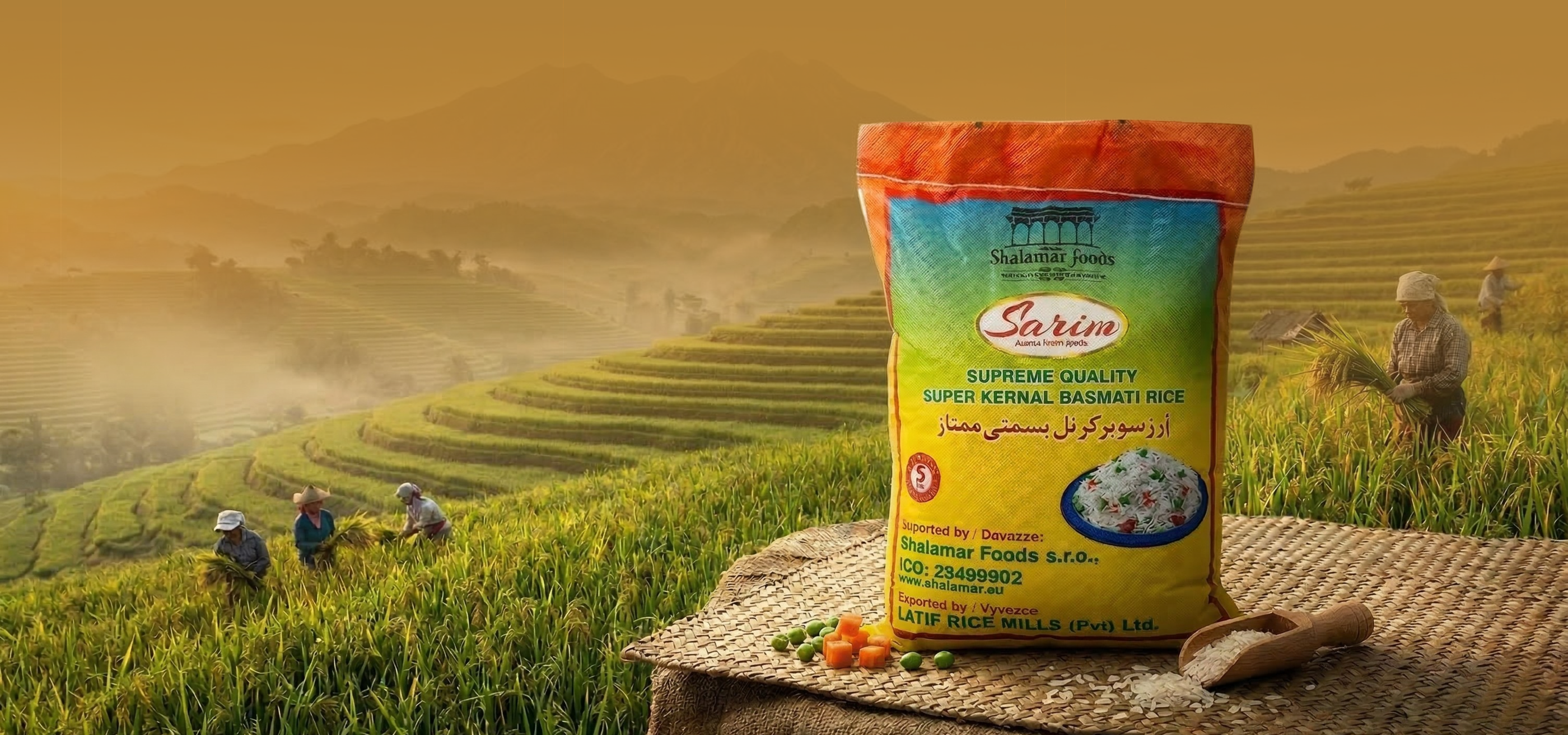 Rýže Basmati výběrová, 2 kg / 5 kg, Sarim