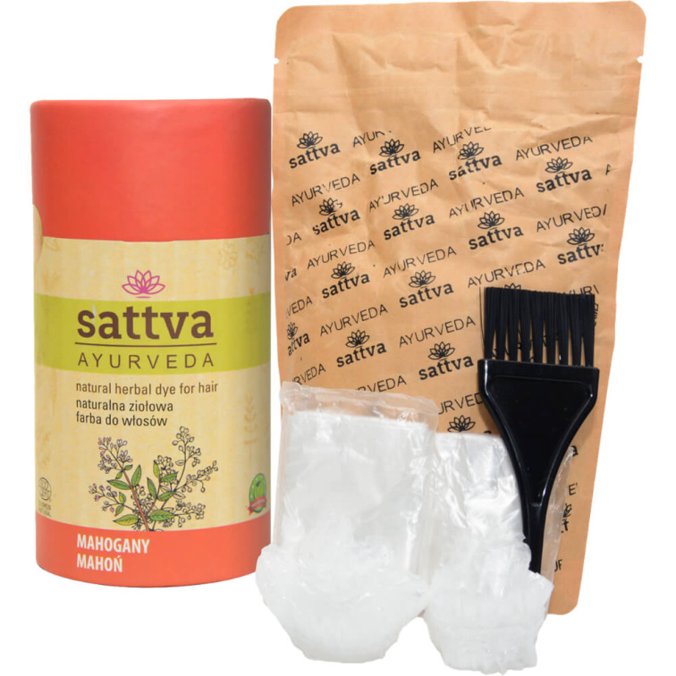 Henna Vlasy - Mahagonová, 150 g, Sattva