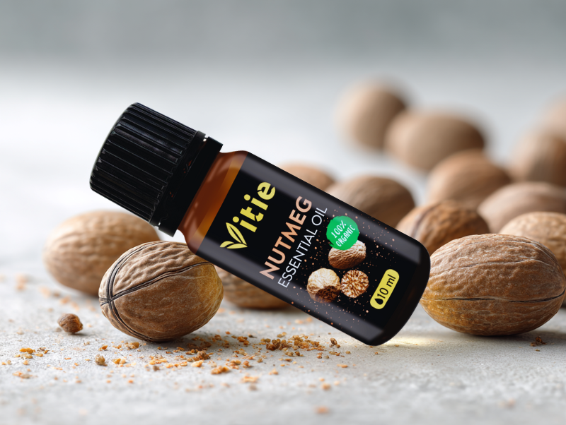BIO 100% Esenciální olej Muškátový oříšek, 10 ml, Vitie