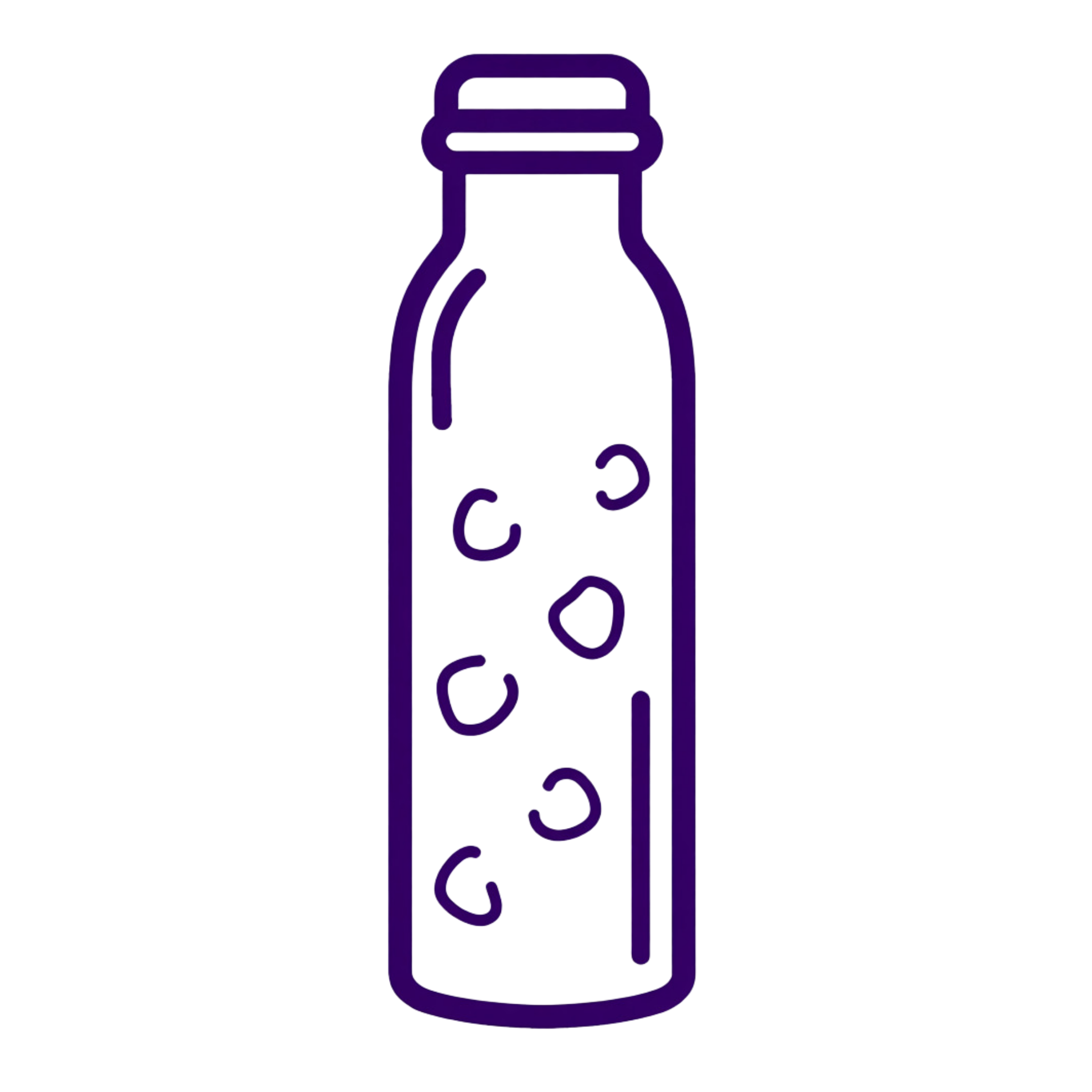 Medená fľaša na vodu vzor Tepaný, 950 ml, Nature's Own