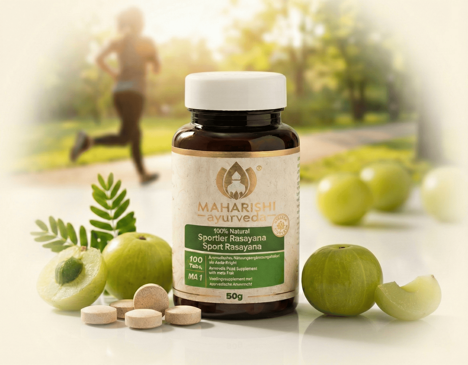 Sportovkyně při józe na horách - regenerace