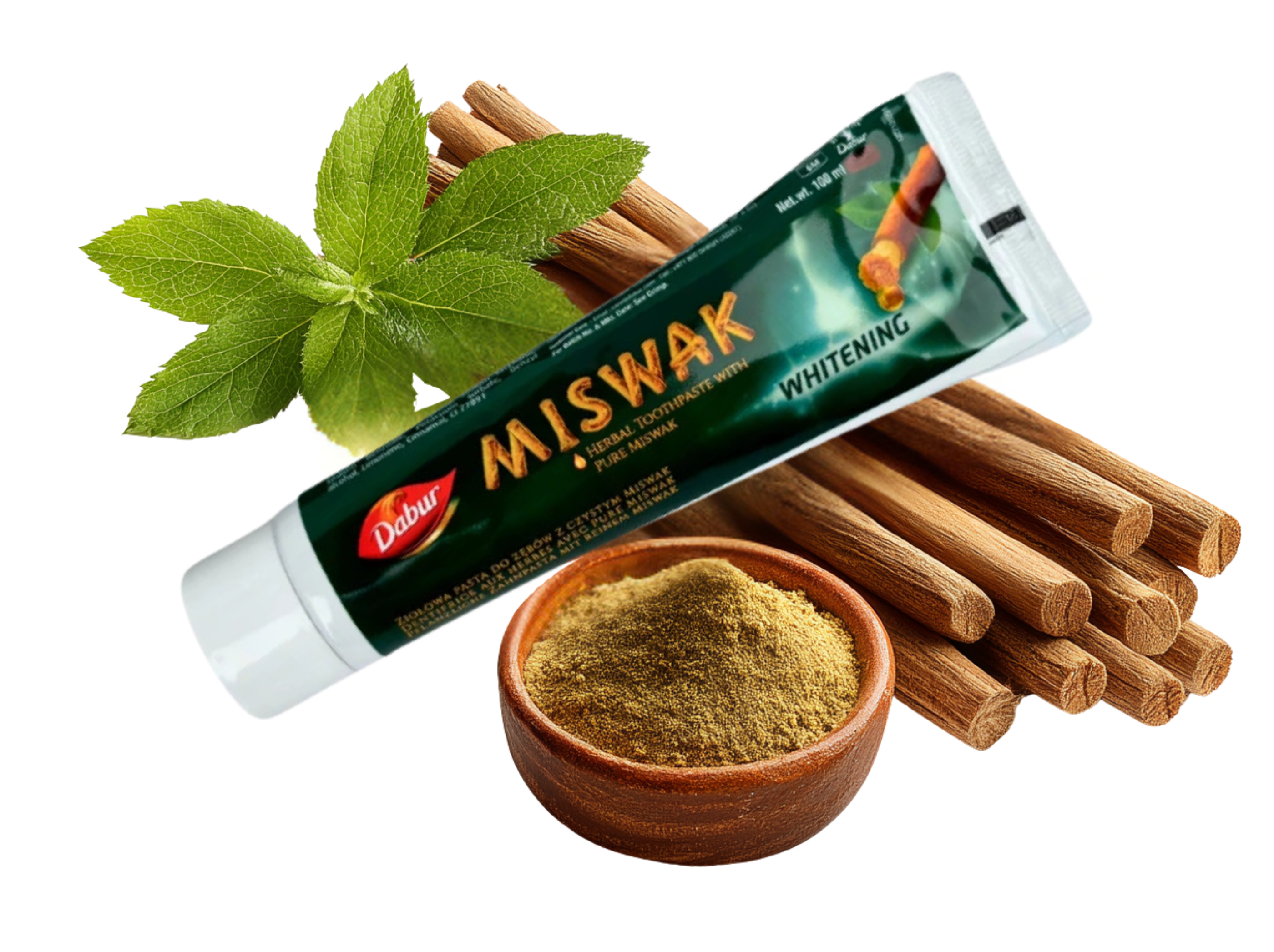Zubní pasta bělicí Miswak, 100 ml, Dabur