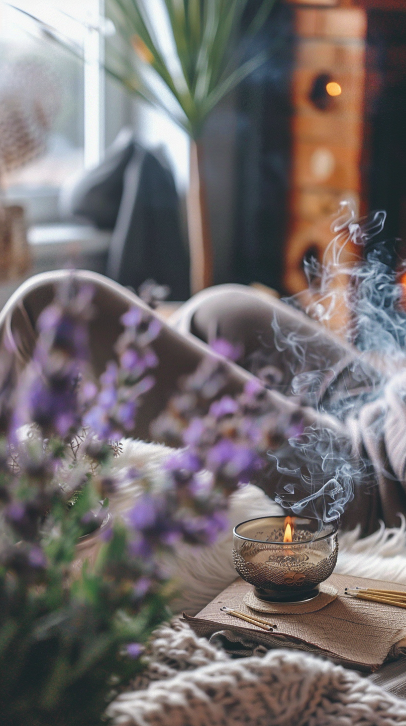 Vonné tyčinky Levandule, 15 ks, Sattva