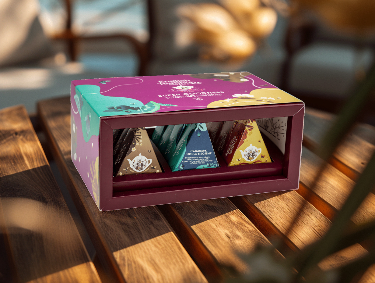 BIO kolekce Super Dobrot, 12 pyramidek, English Tea Shop