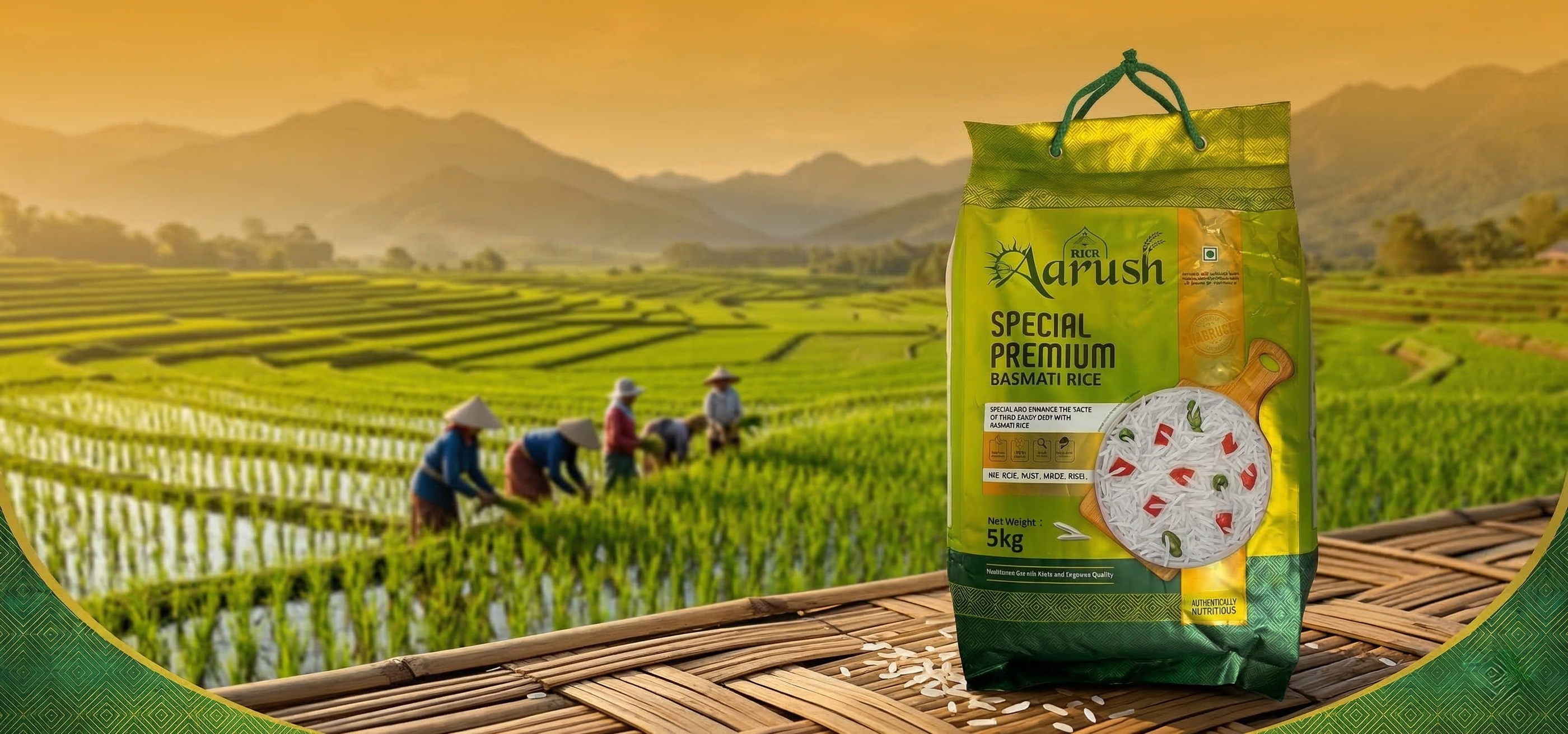 Rýže Basmati, 5 kg, Aarush