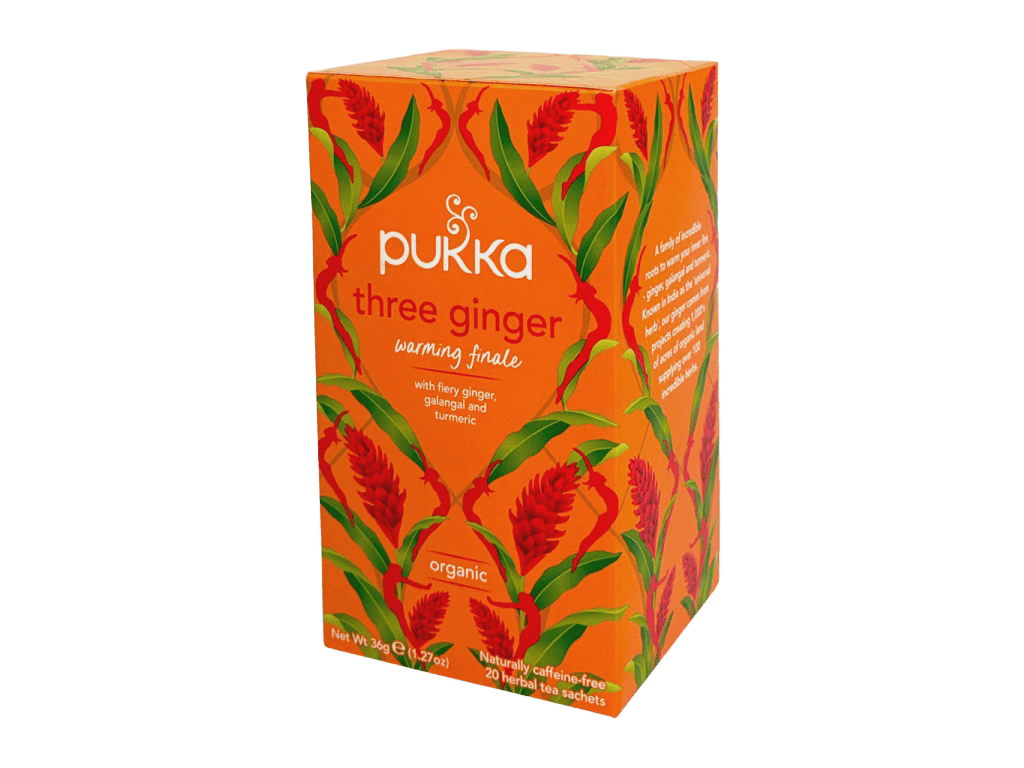 BIO čaj 3x zázvor, 20 sáčků, Pukka Herbs