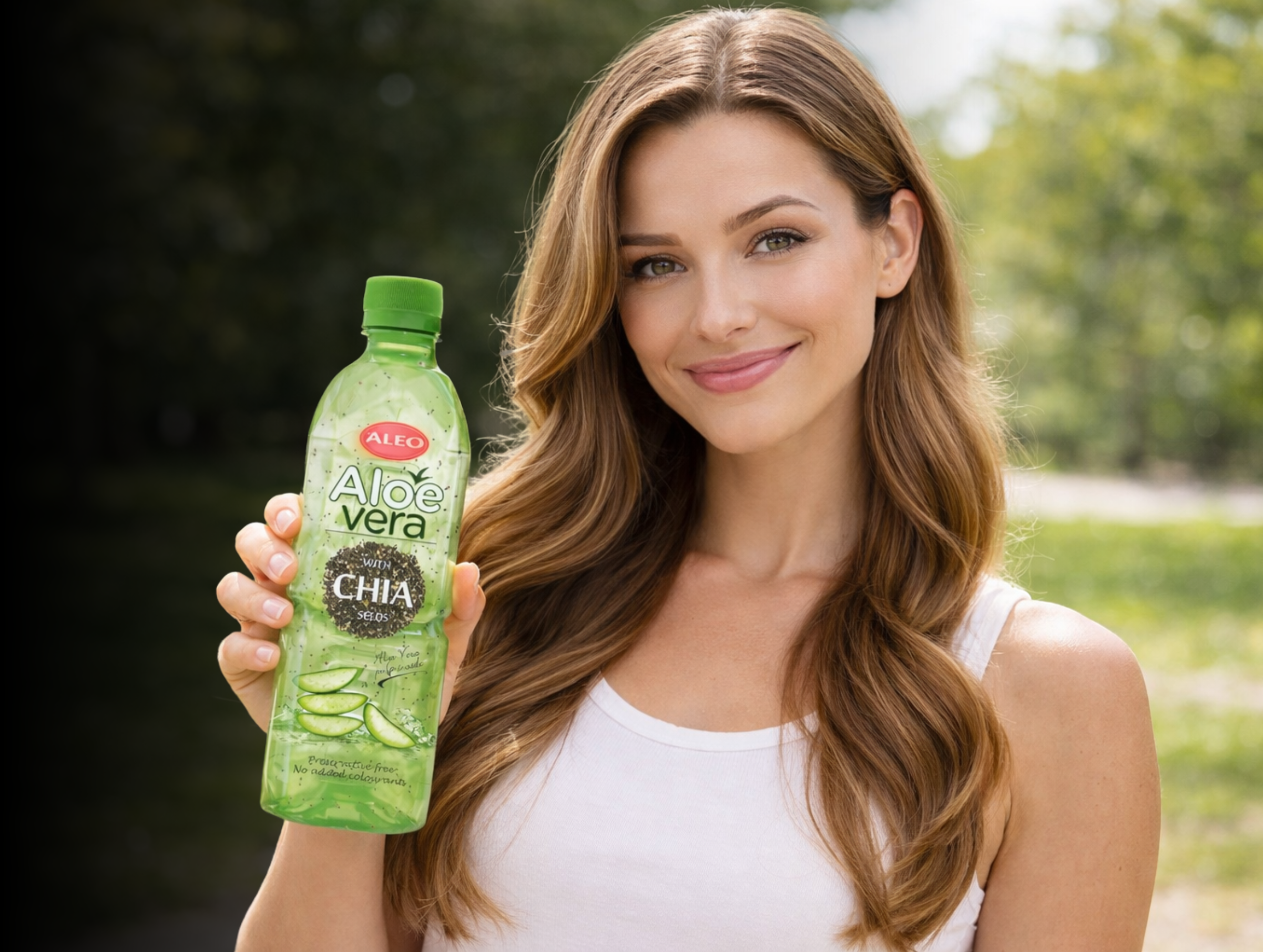 Aloe Vera drink s Chia semínky, 500 ml, ALEO