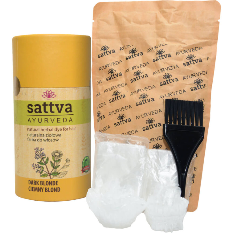 Henna Vlasy - Tmavá Blond, 150 g, Sattva