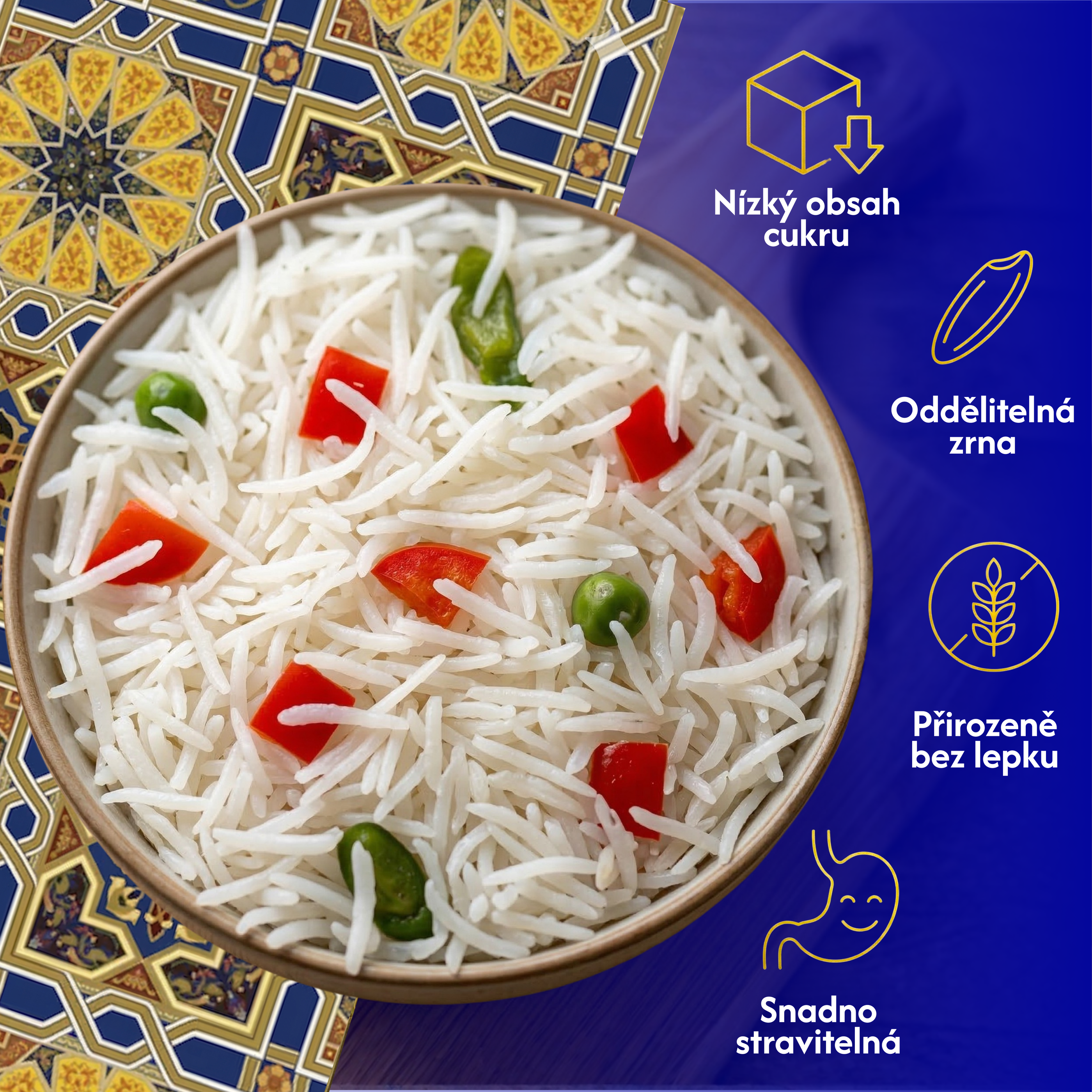 Rýže Basmati, 1 kg / 2 kg / 5 kg, Kaalar