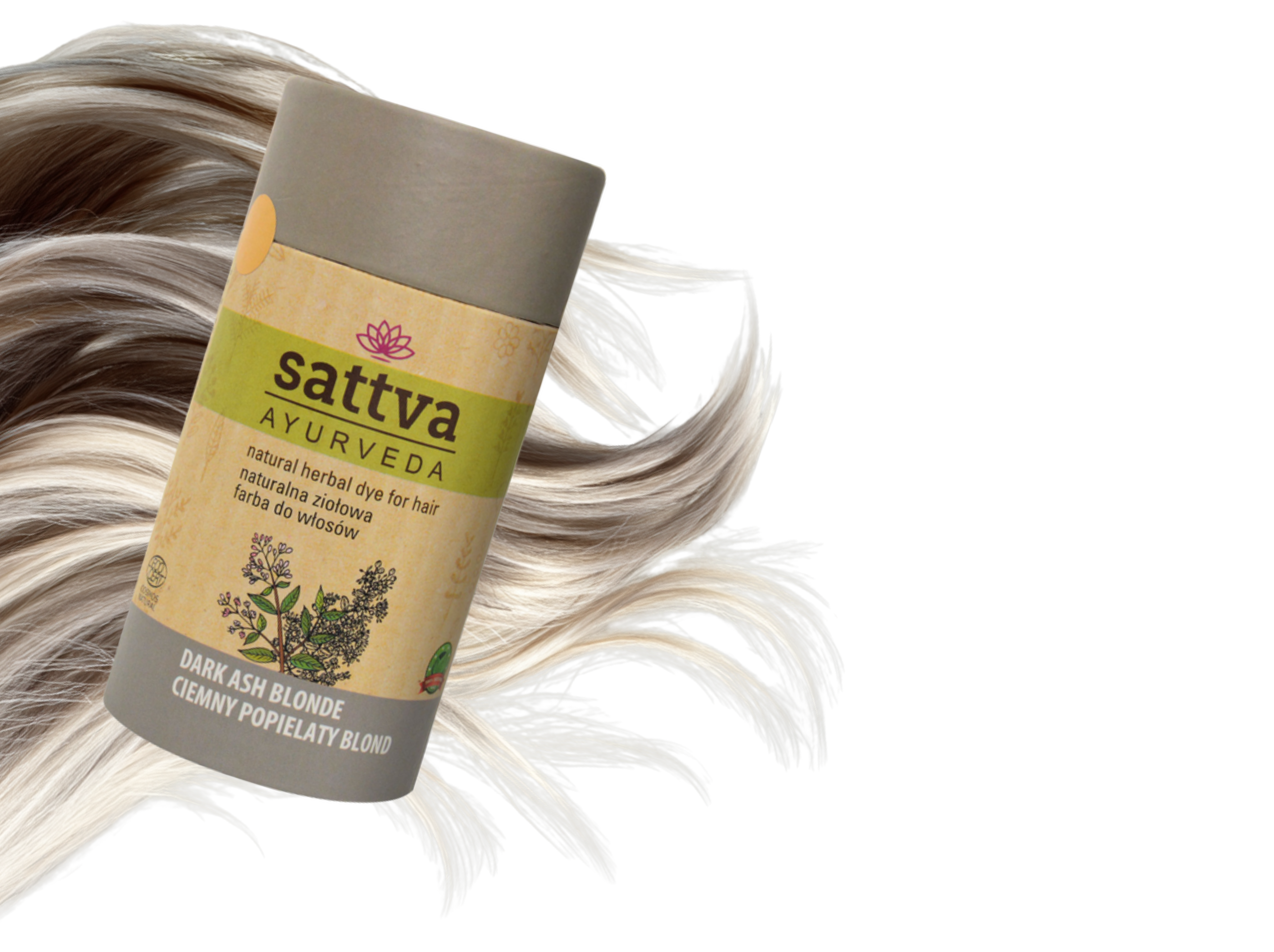 Henna Vlasy - Popelavá Blond, 150 g, Sattva