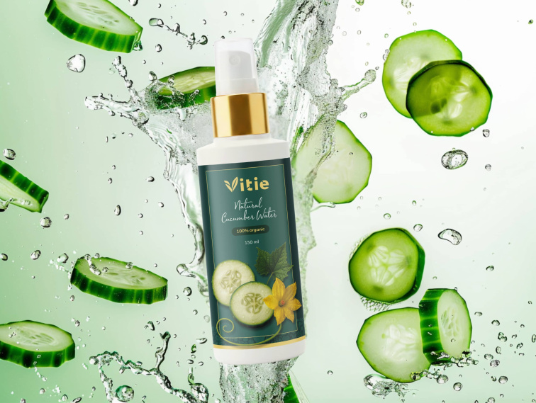 BIO Okurková voda (hydrolát), 150 ml, Vitie