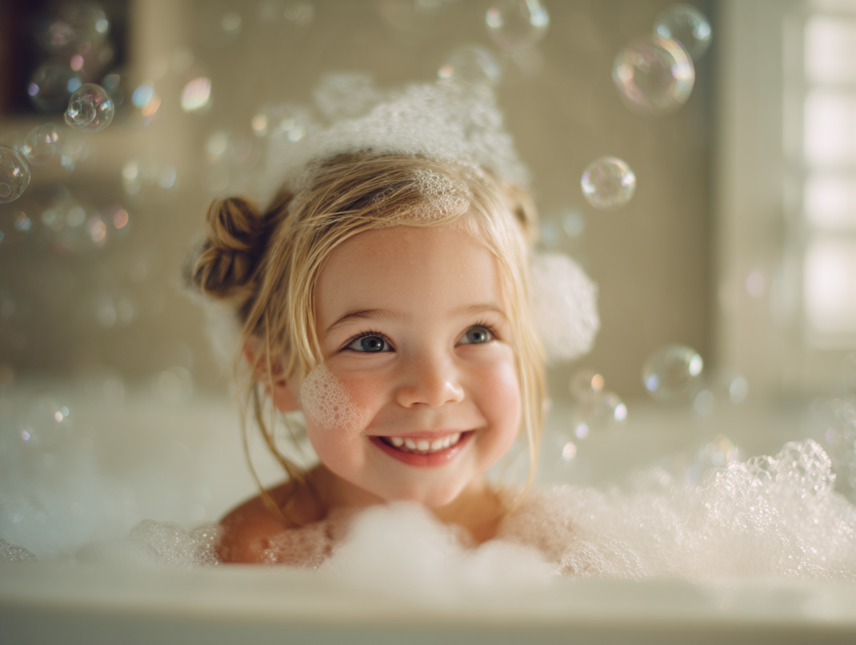 Přírodní dětská pěna do koupele Meloun, 225 ml, Vitie