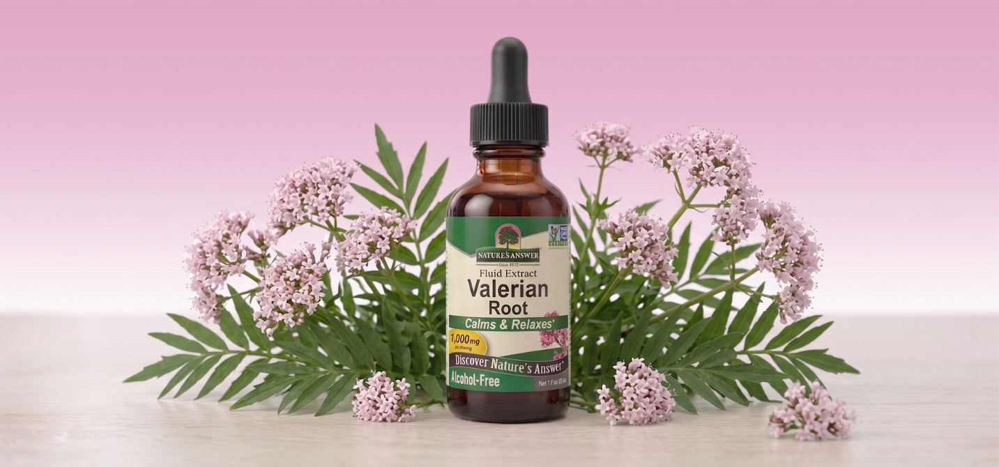 Kozlík lékařský, bylinné kapky, 30 ml / 60 ml, Nature's Answer
