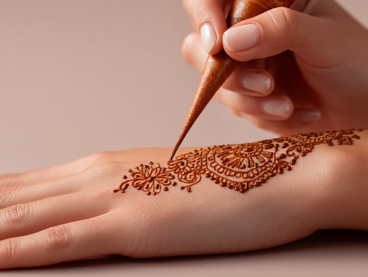 Henna na tělo hnědá, 30 g, Sattva