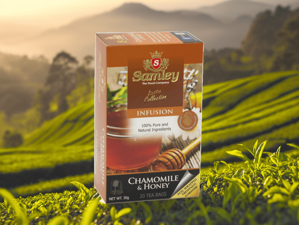 Heřmánkový čaj s medem a lékořicí, 20 sáčků, Samley