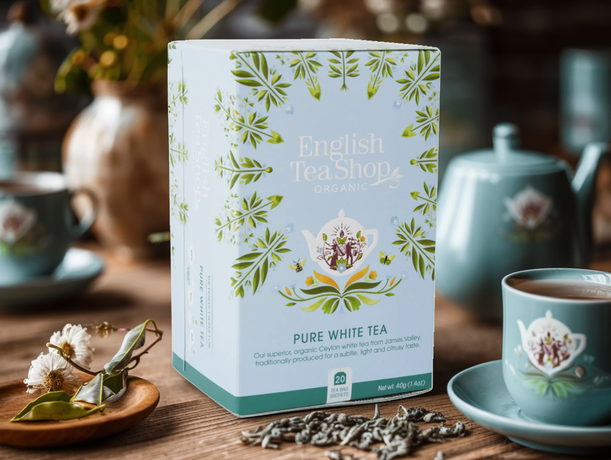 BIO Bílý čaj, 20 sáčků, English Tea Shop