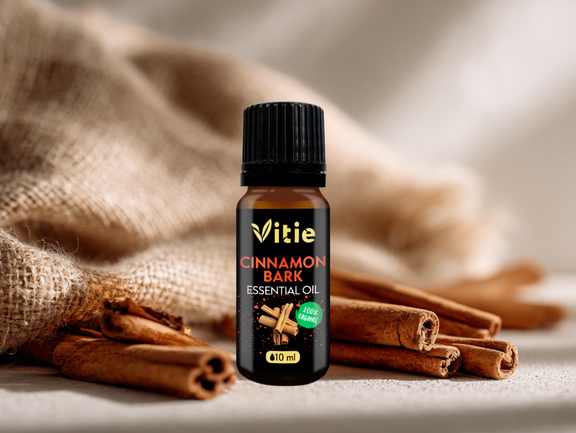 BIO 100% Esenciální olej Skořice - kůra, 10 ml, Vitie