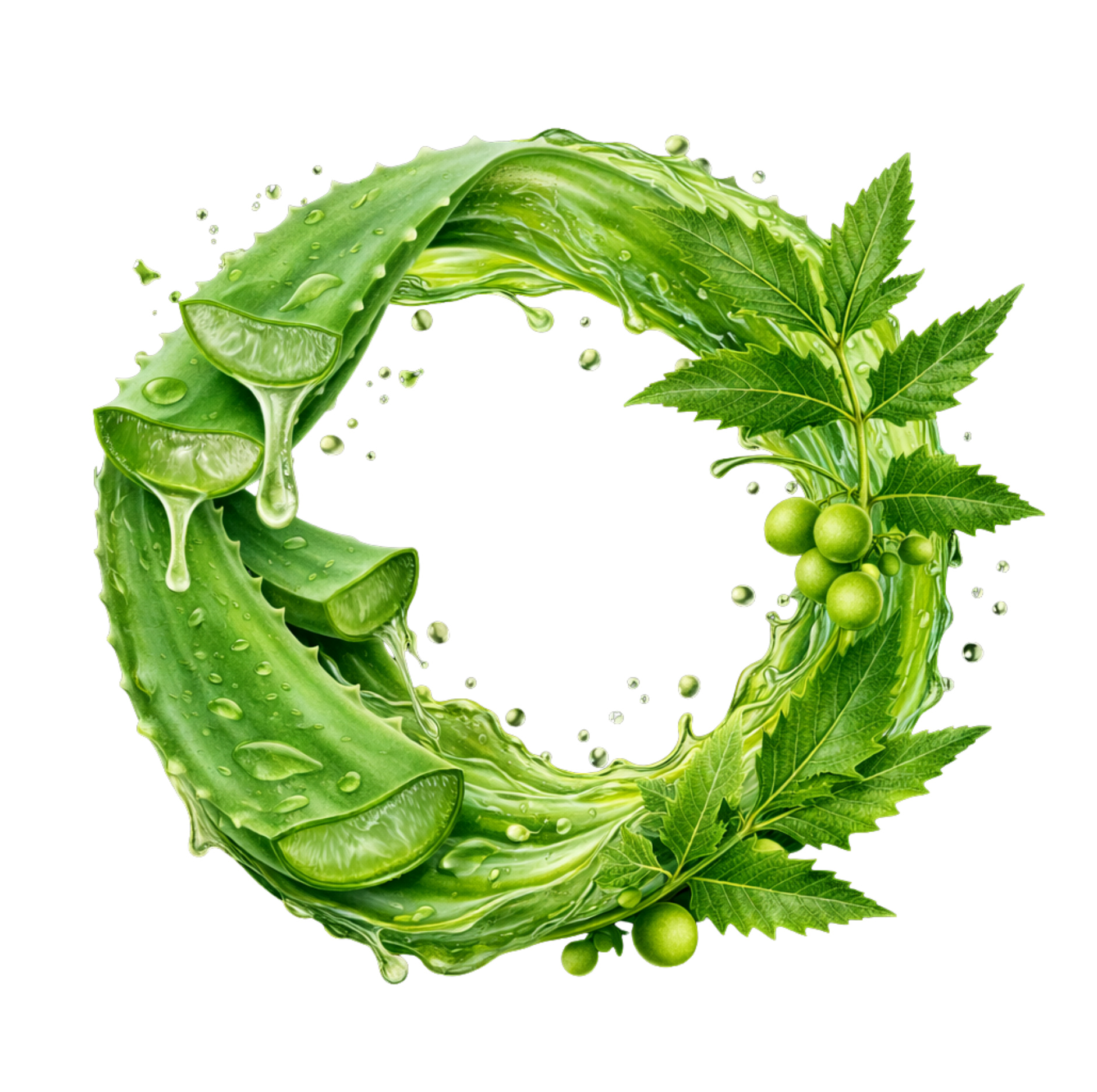 Bylinný vlasový šampon Neem a Aloe Vera, 210 ml, Sattva