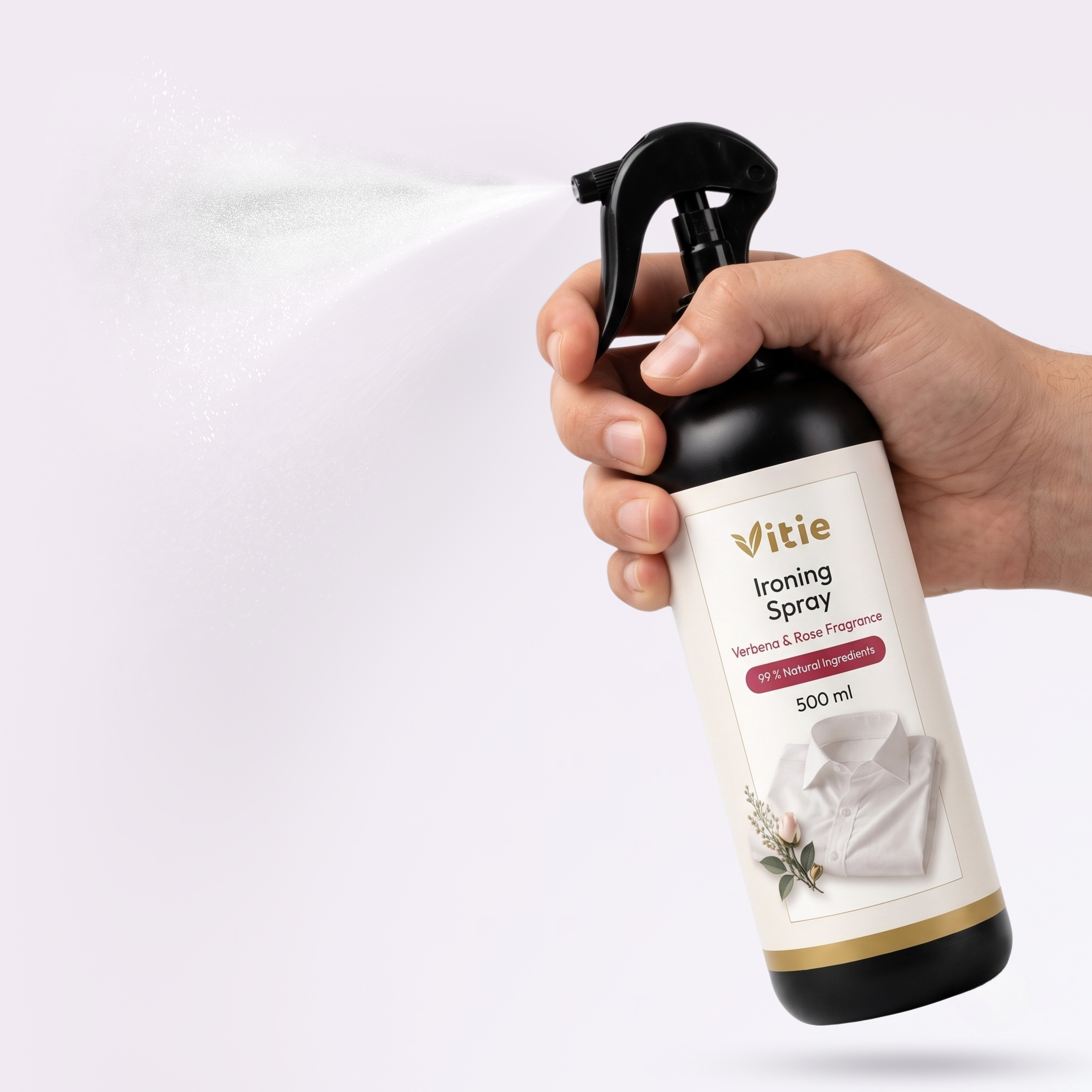 Přírodní ekologická žehlička ve spreji, 100 / 500 ml, Vitie