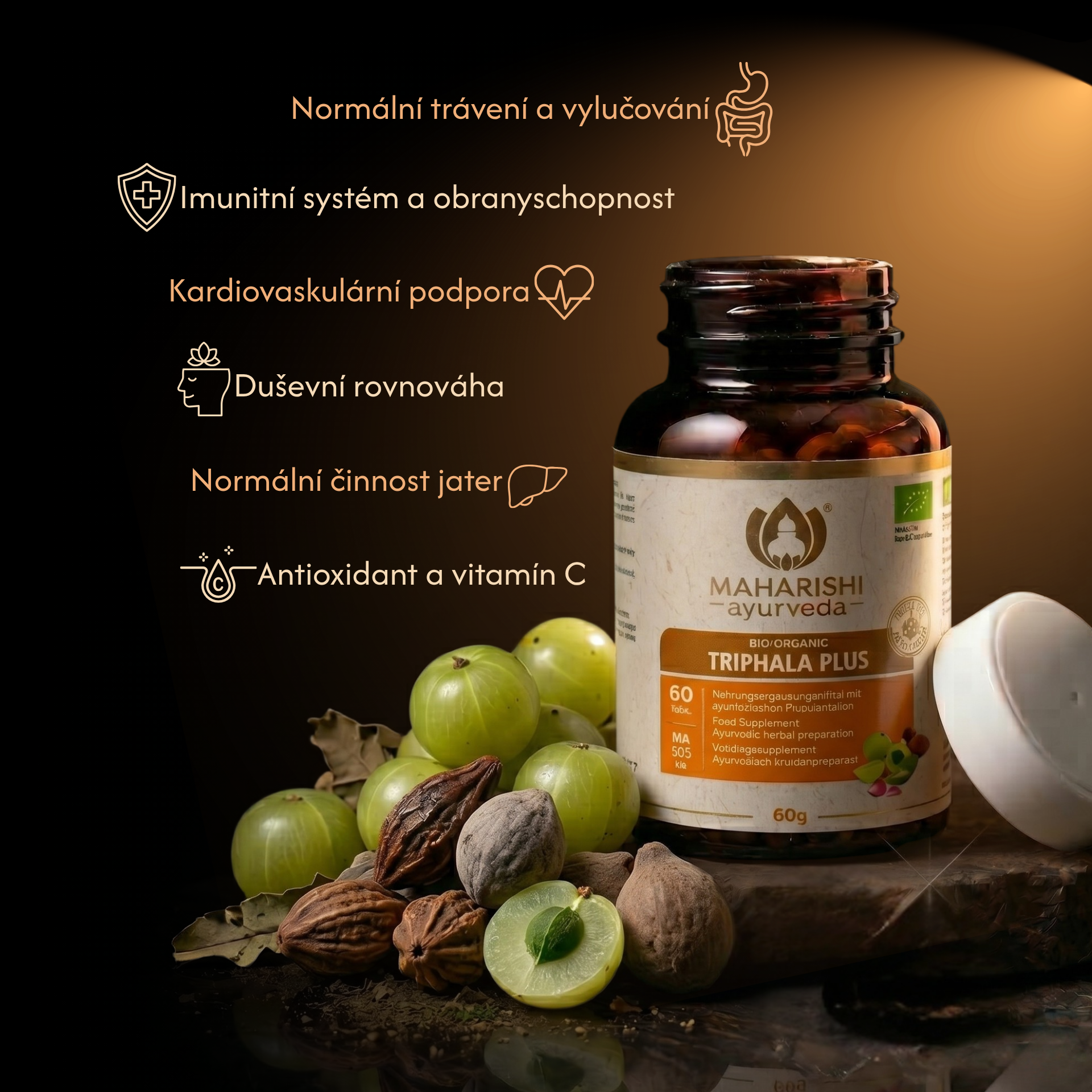BIO Triphala Plus, 60 / 250 tablet, Maharishi Ayurveda