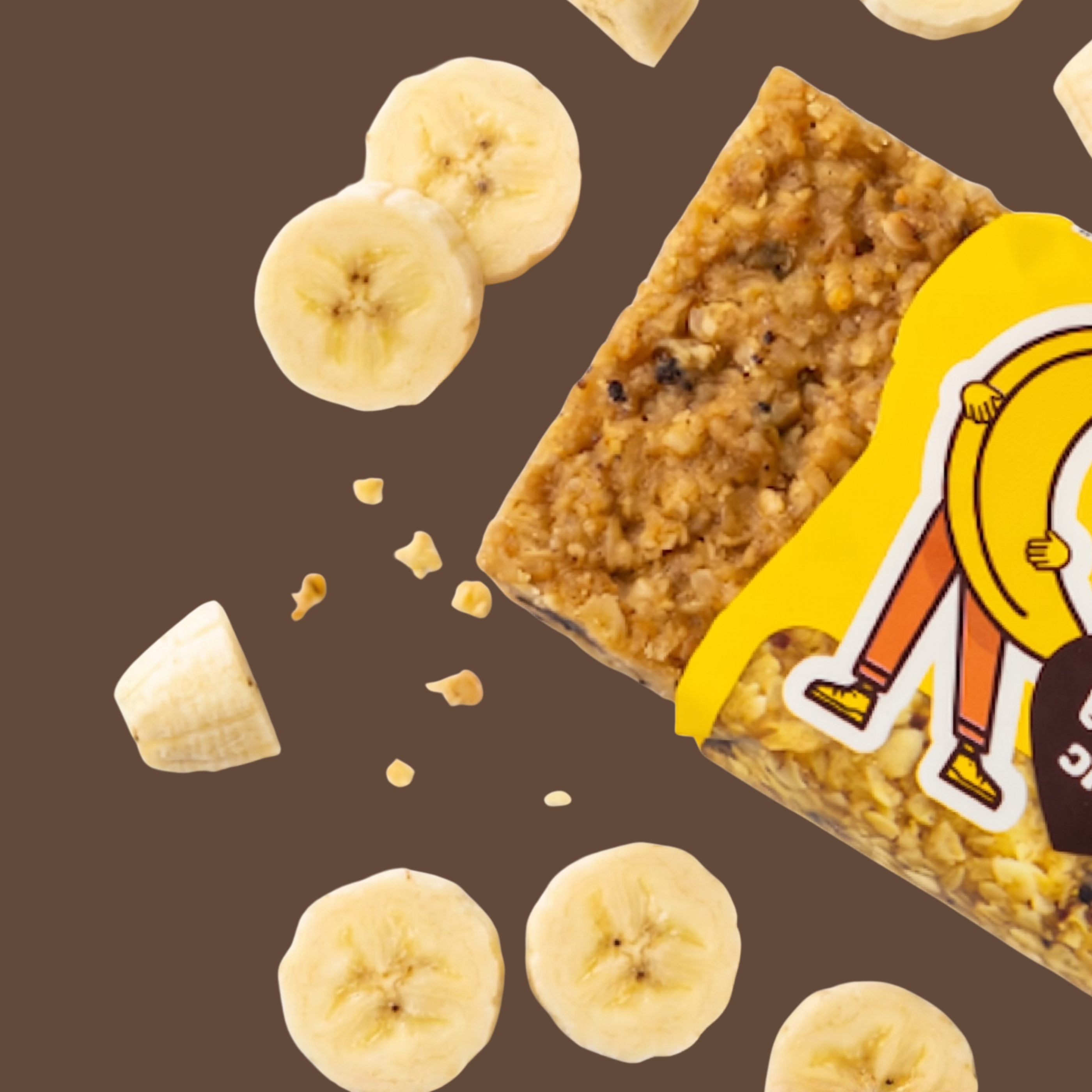 Obří ovesná tyčinka Banánová, 90 g, Ma Baker