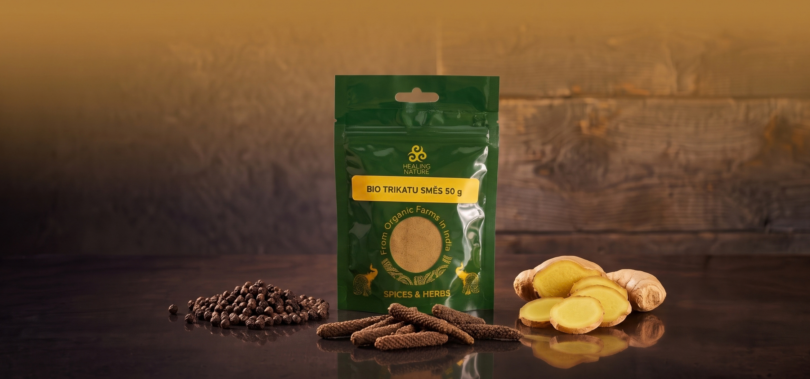 BIO Trikatu směs, 50 g, Healing Nature