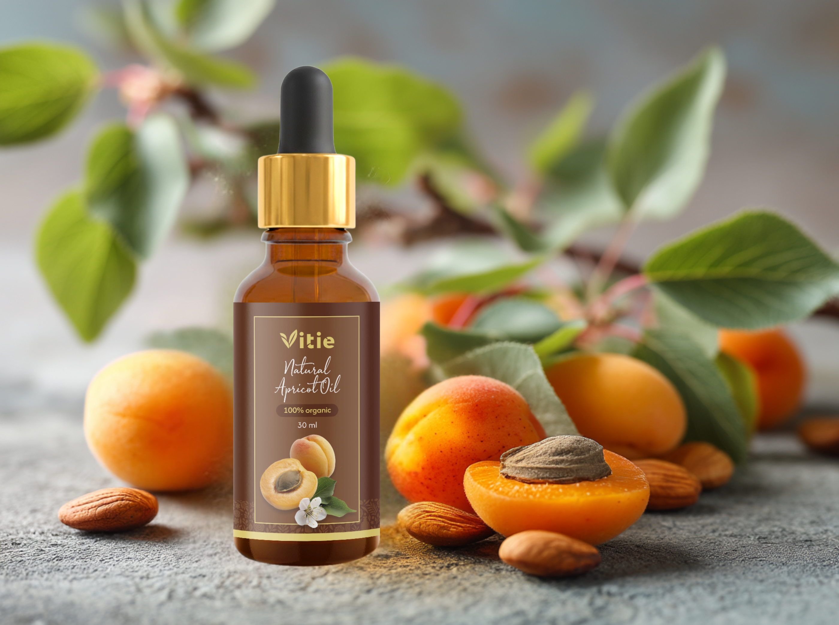 BIO Meruňkový olej, 30 ml, Vitie