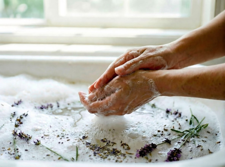 Přírodní pěna do koupele Levandule, 225 ml, Vitie