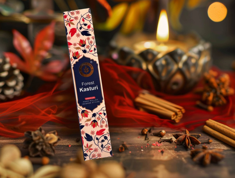 Vonné tyčinky Forest Kasturi, 20 ks, Nature's Own