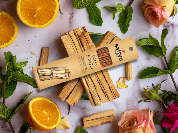 Vonné tyčinky Palo Santo, 15 ks, Sattva