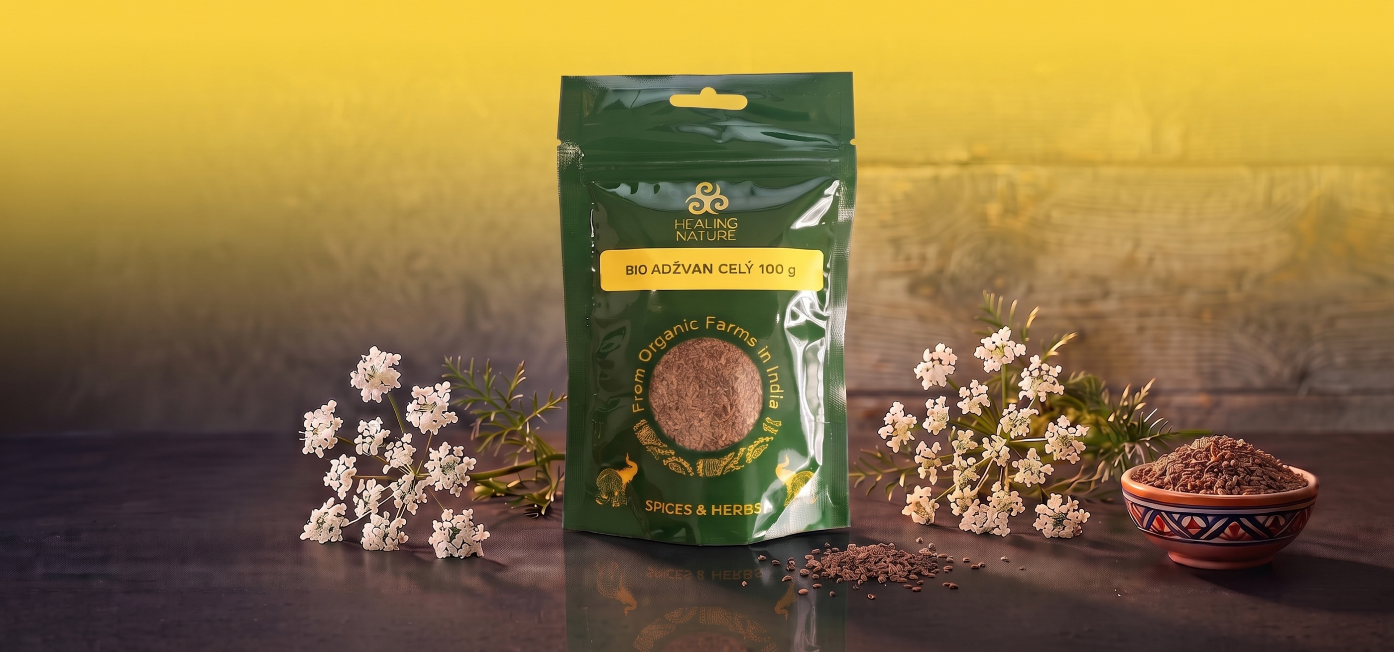 BIO Adžvan celý, 100 g, Healing Nature