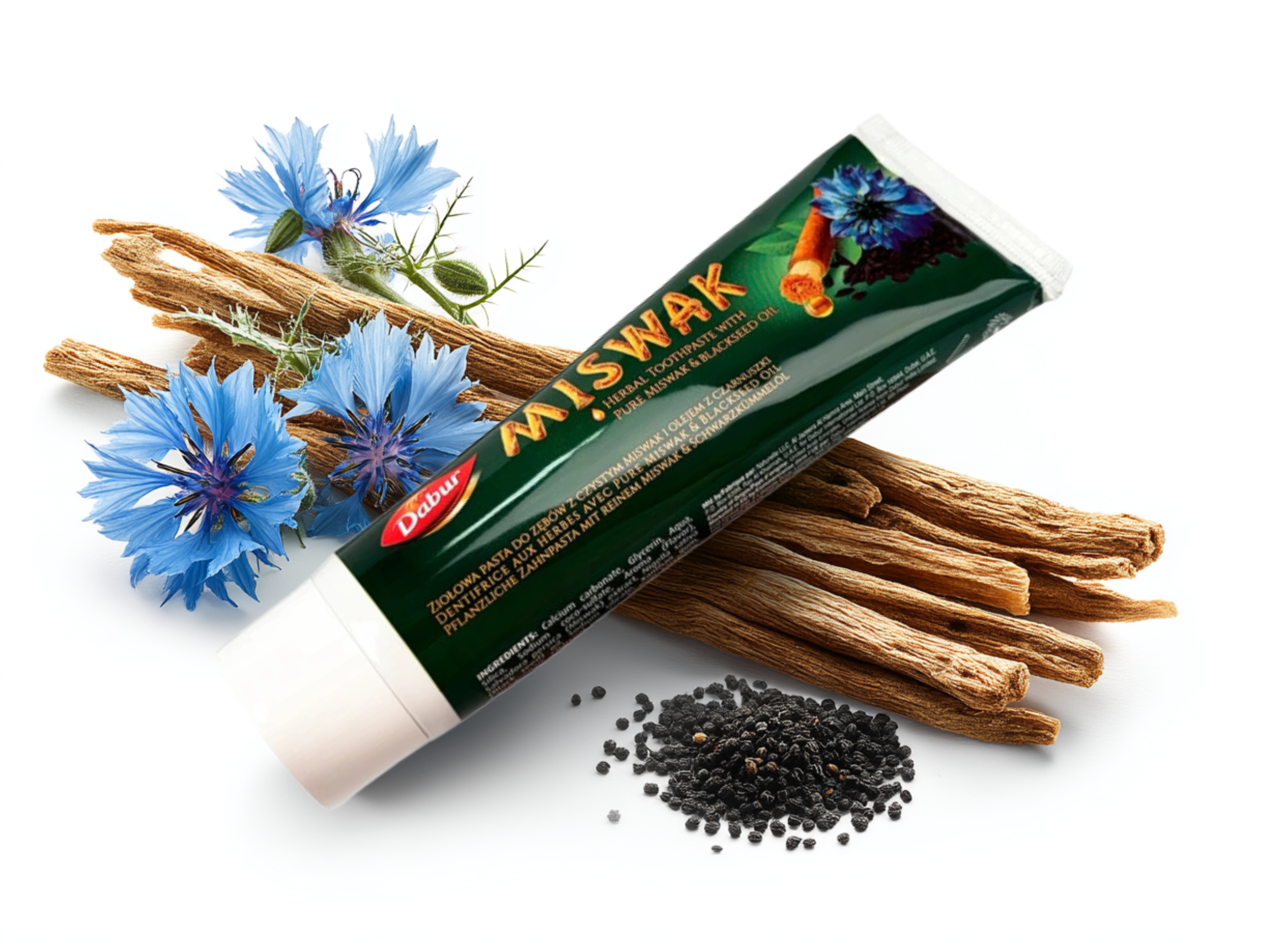 Zubní pasta Miswak a černucha, 100 ml, Dabur