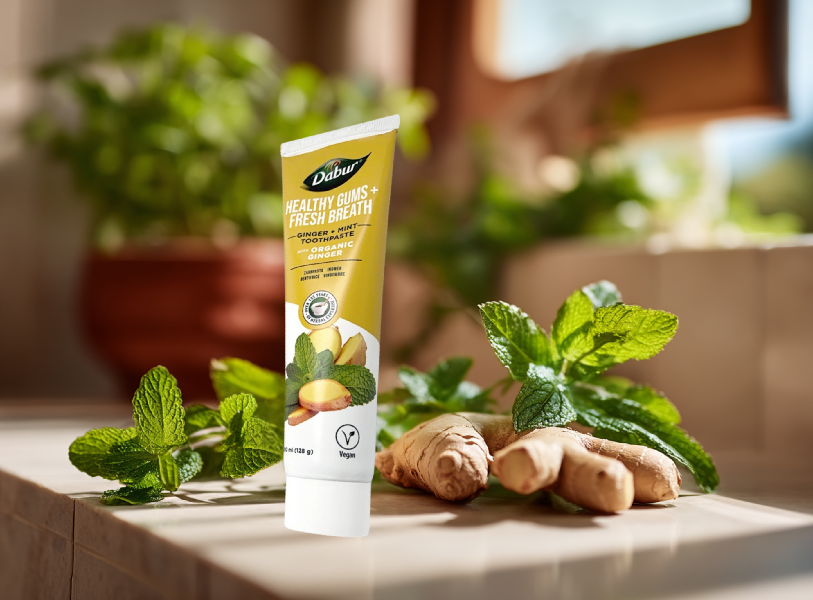 Zubní pasta Zázvor & Máta, 100 ml, Dabur