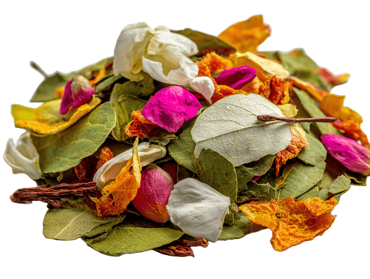 Čaj Spokojenost - Guduči, růže, sléz a pomeranč, 20 sáčků, Day Spa