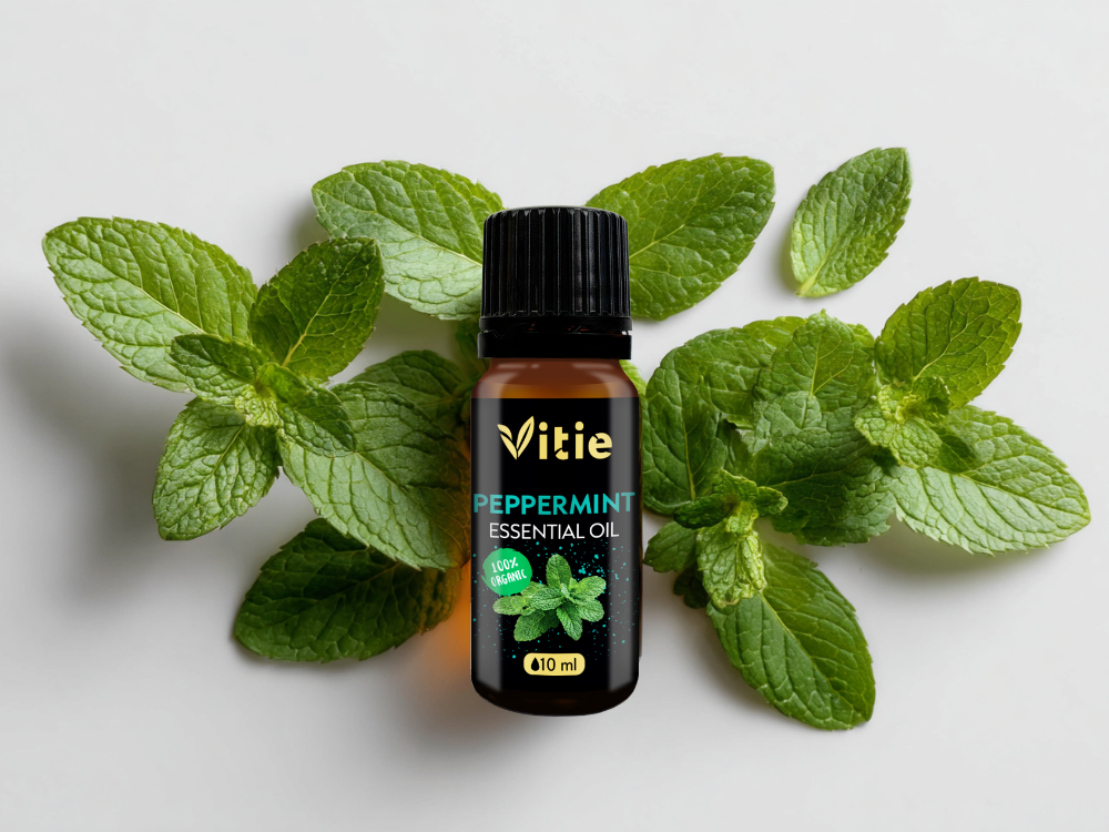 BIO 100% Esenciální olej Máta peprná, 10 ml, Vitie
