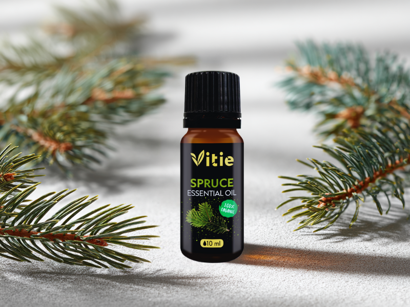 100% BIO Esenciální olej Smrk, 10ml, Vitie