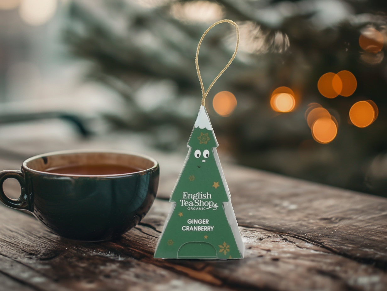 BIO Vánoční figurka - Stromeček, 1 pyramidka, English Tea Shop