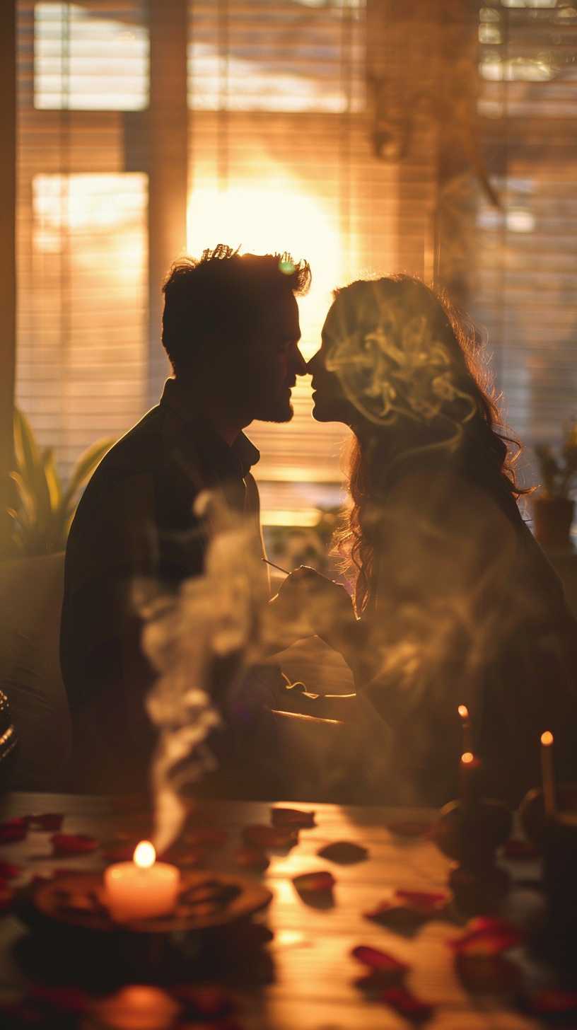 Vonné tyčinky Růže, 15 ks, Sattva