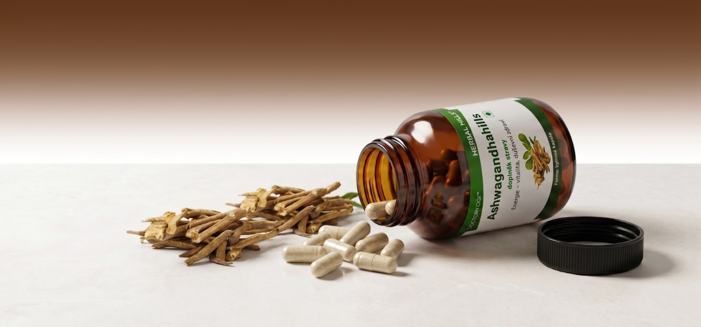 Ashwagandhahills, 60 kapslí, Herbal Hills