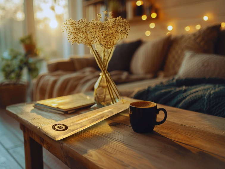 Dřevěný stojan na vonnou tyčinku, 1 ks, Nature's Own