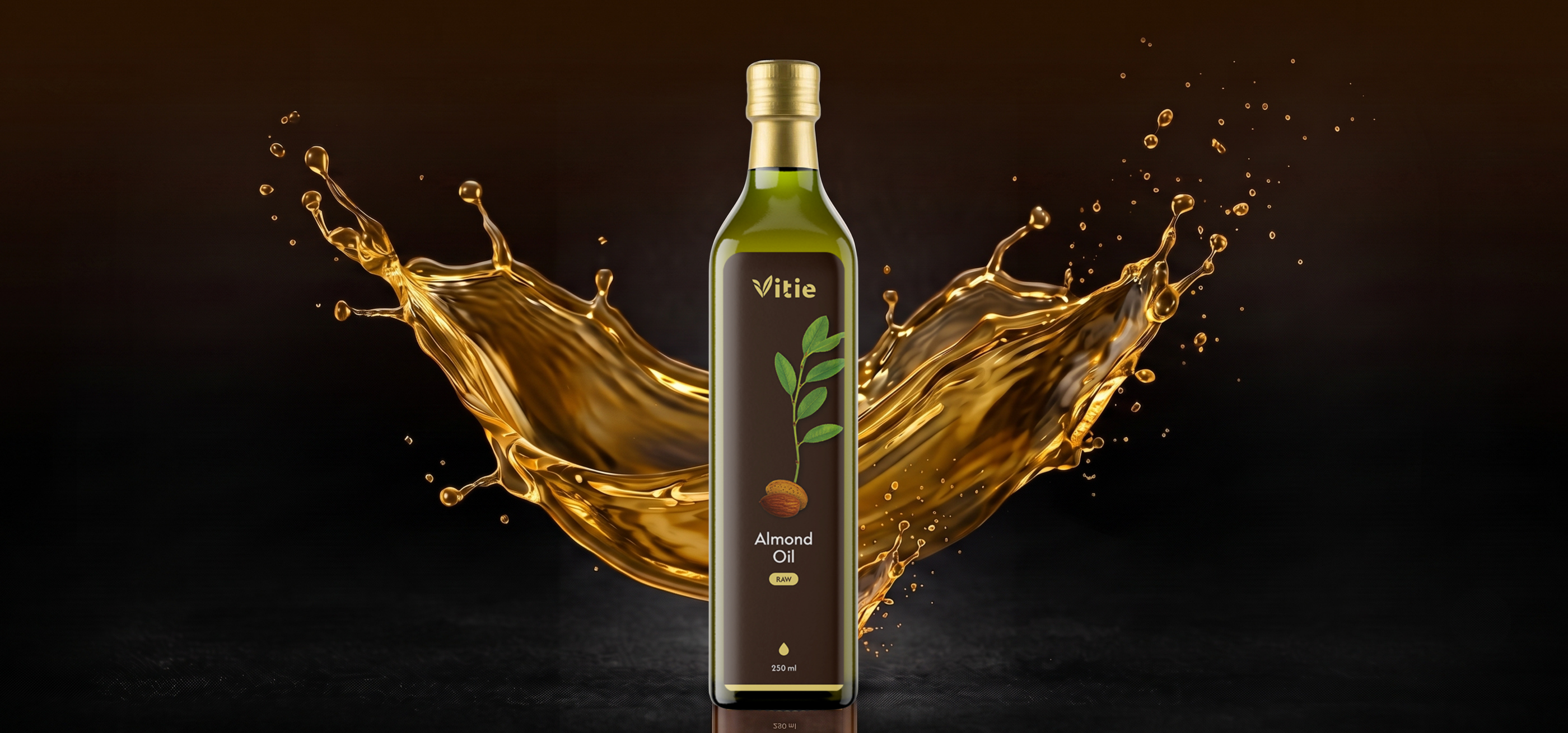 RAW Arašídový olej, 250 ml, Vitie