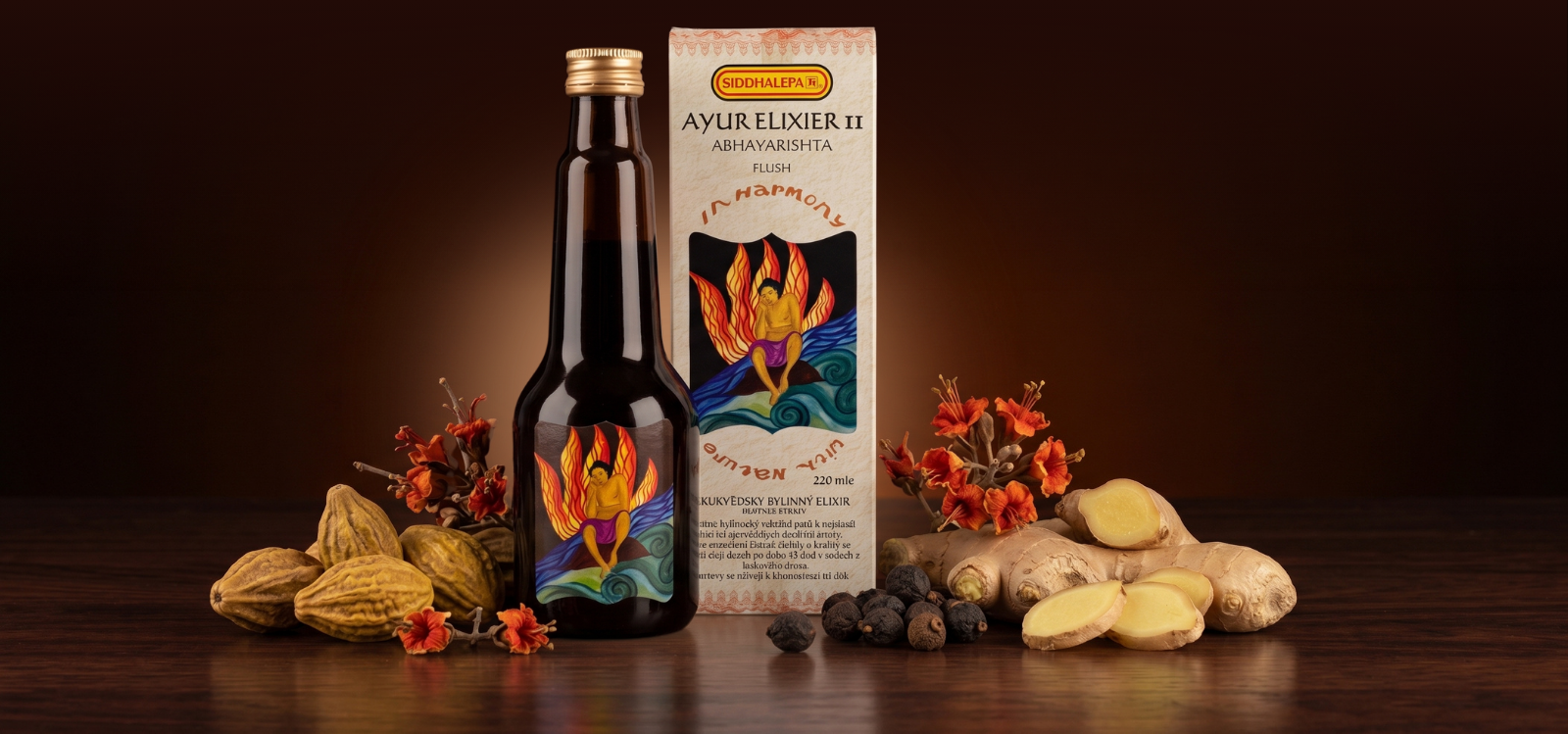 Ayur elixír č. 11 Abhayarishta, 220 ml, Siddhalepa