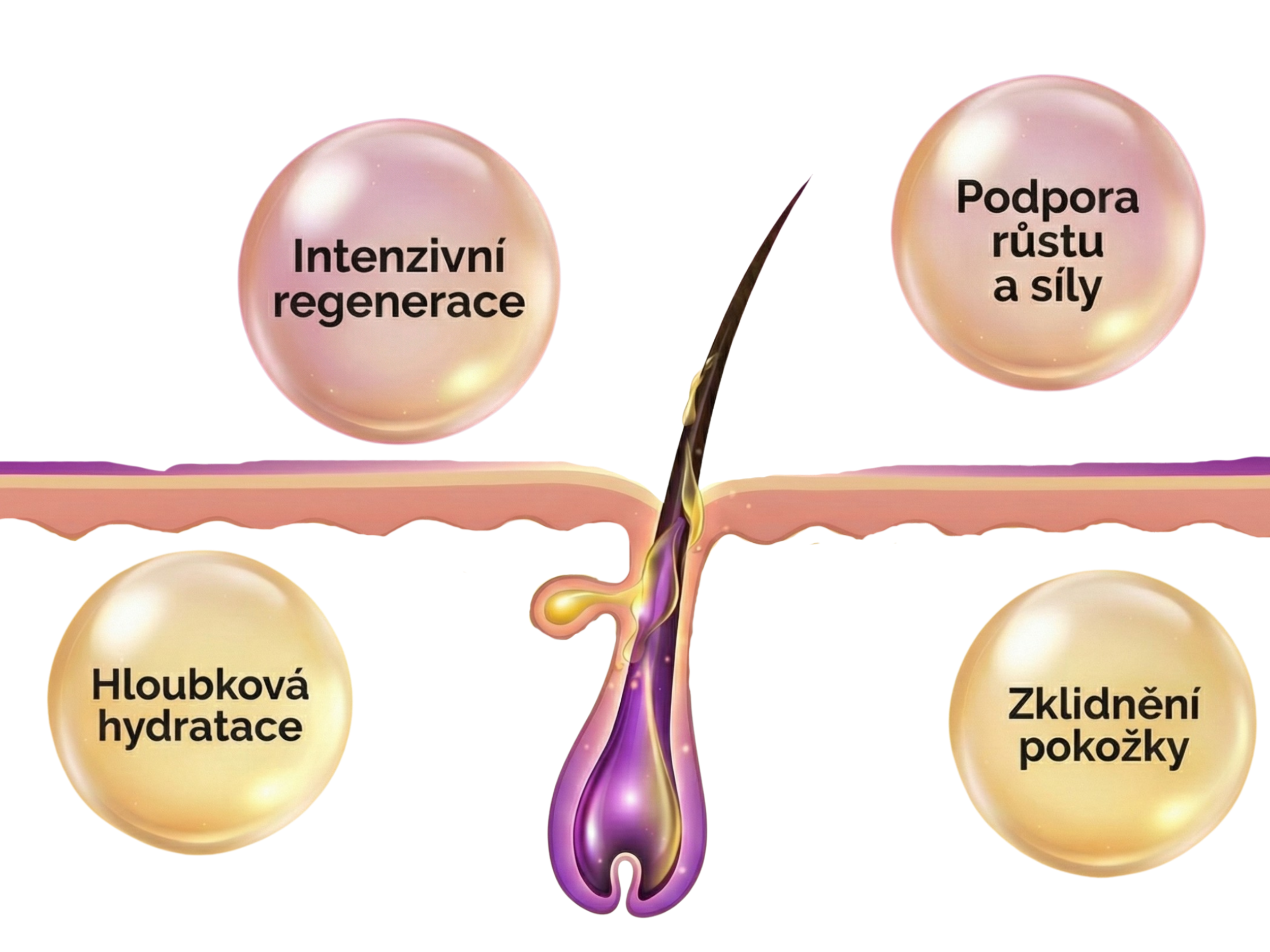Ájurvédské tonikum Pokožka hlavy s keratinem, 100 ml, Sattva