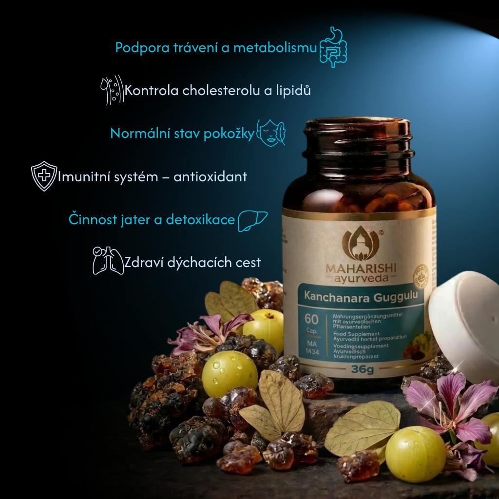 Kanchanara Guggulu, 60 kapslí, Maharishi Ayurveda