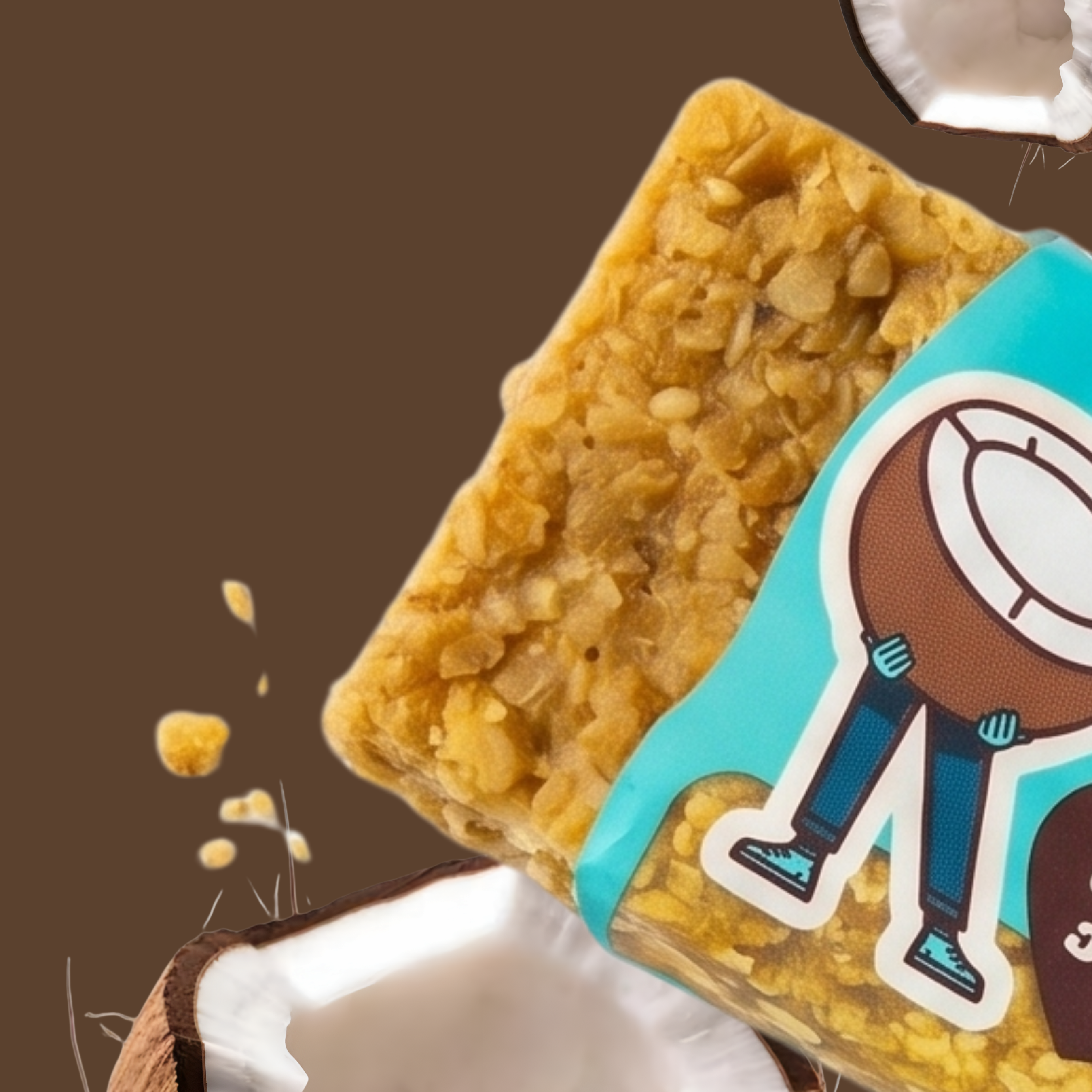 Obří ovesná tyčinka Kokosová, 90 g, Ma Baker